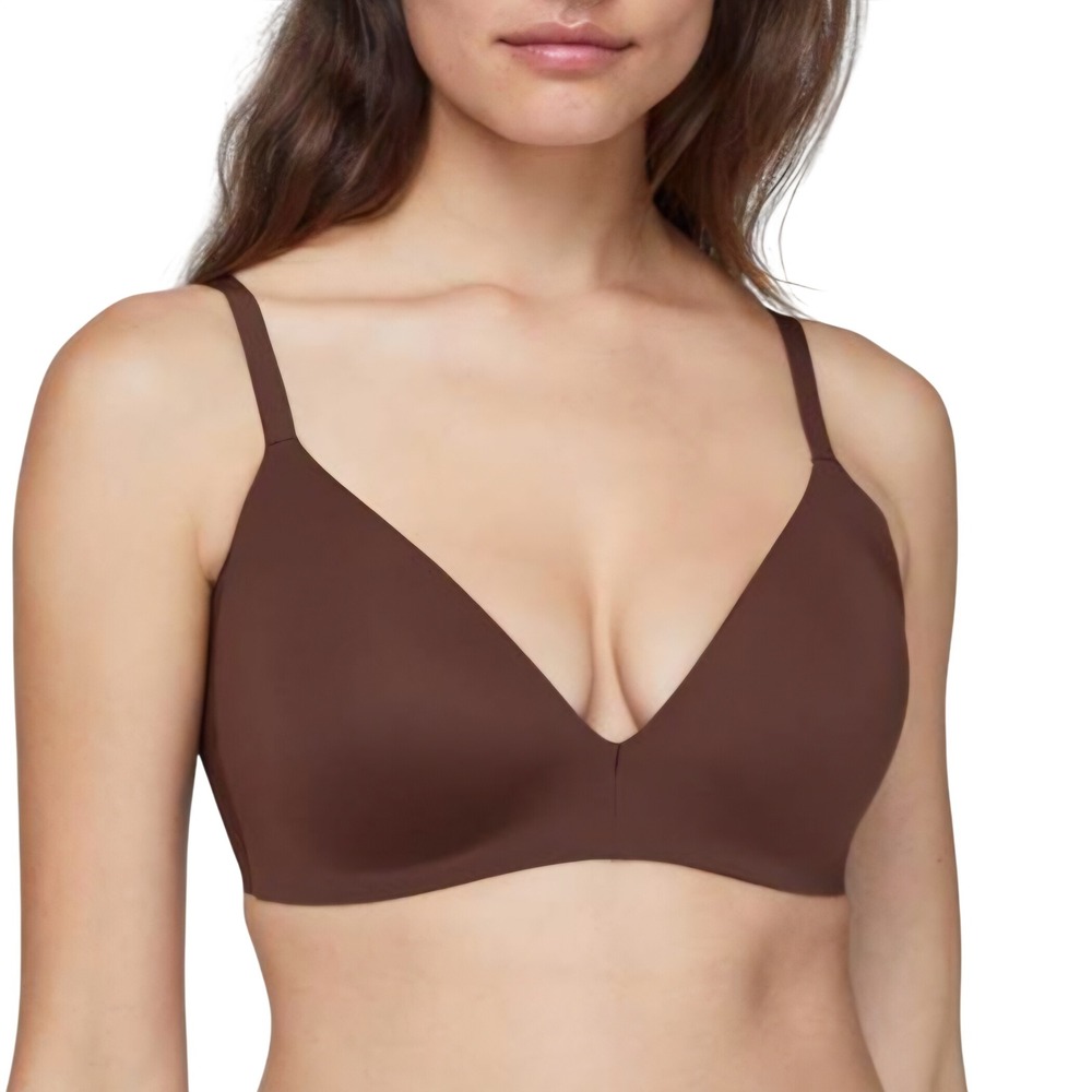 Lululemon Bra Womens 32C Brown Like a Cloud Light Support Espresso Lounge Yoga